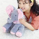 peek a boo elephant pink