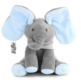 peek a boo elephant blue