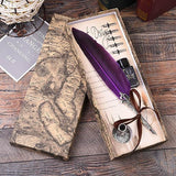 Calligraphy Feather Pen Set - Gift Box  [Limited Edition] - Gift Noble 