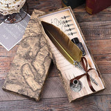 Calligraphy Feather Pen Set - Gift Box  [Limited Edition] - Gift Noble 