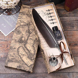 Calligraphy Feather Pen Set - Gift Box  [Limited Edition] - Gift Noble 