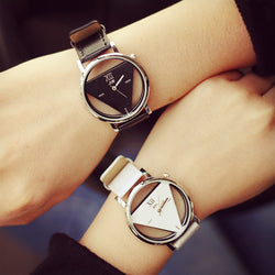 Hollow Triangle Women Quartz Watches