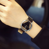 Hollow Triangle Women Quartz Watches