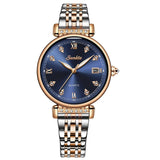 Rose Gold Women Watch Business Quartz Watch