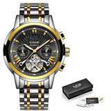 Luxury Automatic Mechanical Business Gold Watch