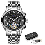 Luxury Automatic Mechanical Business Gold Watch