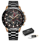 Luxury Sports Chronograph Quartz Watch