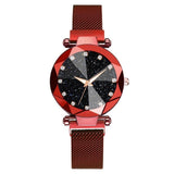Magnetic Starry Sky Clock Luxury Women Watches