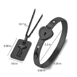 2pc Love Lock Bracelet - Gift Noble 