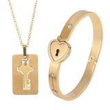 2pc Love Lock Bracelet - Gift Noble 