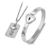 2pc Love Lock Bracelet - Gift Noble 
