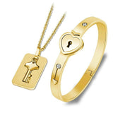 2pc Love Lock Bracelet - Gift Noble 