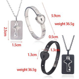 2pc Love Lock Bracelet - Gift Noble 
