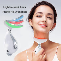 3 Colors Led Facial Neck Massager - Gift Noble 