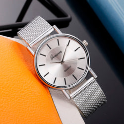 High-end Blue Glass Life Waterproof Wristwatch
