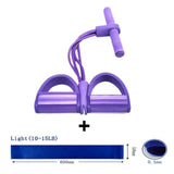 4 Tube Pull Rope Fitness Elastic Bands - Gift Noble 